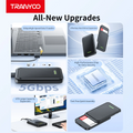2.5 Inch SATA HDD SSD Enclosure USB 3.0 5Gbps External Hard Drive Case | Up to 6TB | Tool-Free