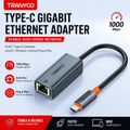 TRANYOO USB-C to Gigabit Ethernet Adapter 1000Mbps