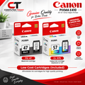 Canon PIXMA E410 All-in-One Inkjet Printer | Print Scan Copy | USB | Free Black & Colour Ink Cartridges