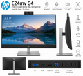 HP E24mv G4 23.8" FHD IPS Conferencing Monitor | 5MP IR Webcam | Microphone Speakers | HDMI DP | Refurbished