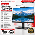 Lenovo ThinkVision T24v-20 23.8" FHD IPS Monitor | 1080p Webcam | Speakers | HDMI DP VGA | Just Like New
