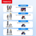 240W 4-in-1 Fast Charging Cable | Type-C USB Lightning Multi Charging Cable | PD E-Marker-Tranyoo